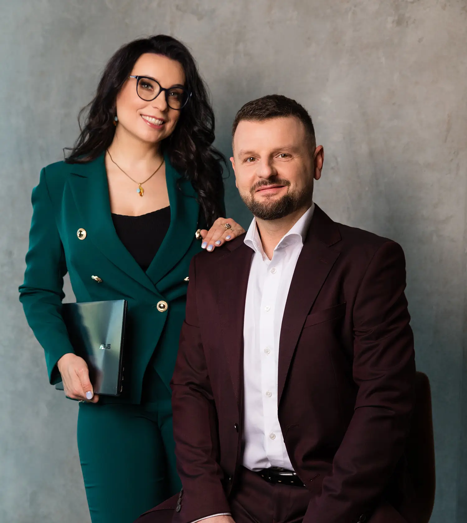 Aleksandra Komorowska i Rafał Szczerbiński